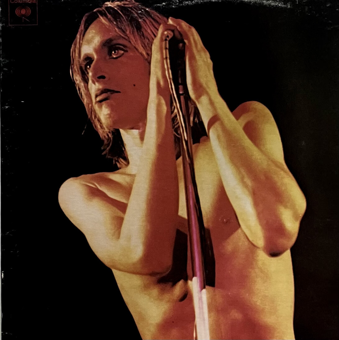 Vtg IGGY & THE STOOGES Album RAW POWER Lp 1977 PRESSING OG