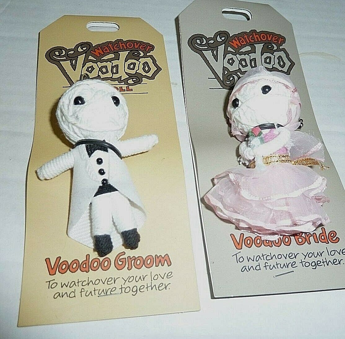 Watchover Voodoo Doll lot String Doll Bride and Groom