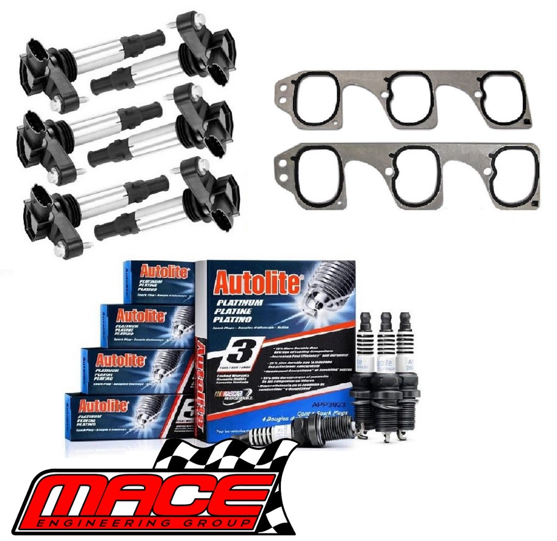 IGNITION SERVICE KIT FOR HOLDEN COMMODORE VZ ALLOYTEC LY7 LE0 3.6L V6