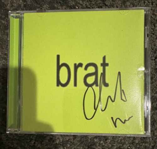 charli xcx brat CD サインカード付き Charli XCX BRAT SIGNED