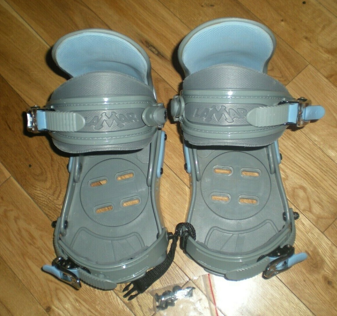 Lamar MX5 Snowboard Bindings Size Medium + hardware
