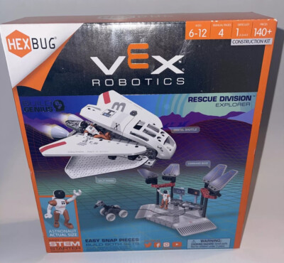 Hex Bug VEX Robotics Space Explorer Rescue Division STEM Construction Kit Fun!