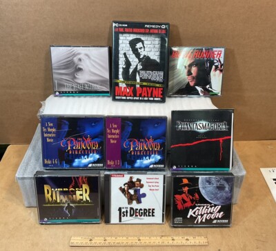 Vintage PC CD-ROM Game Lot Sierra Access Brøderbund All Disks Are In Great Shape