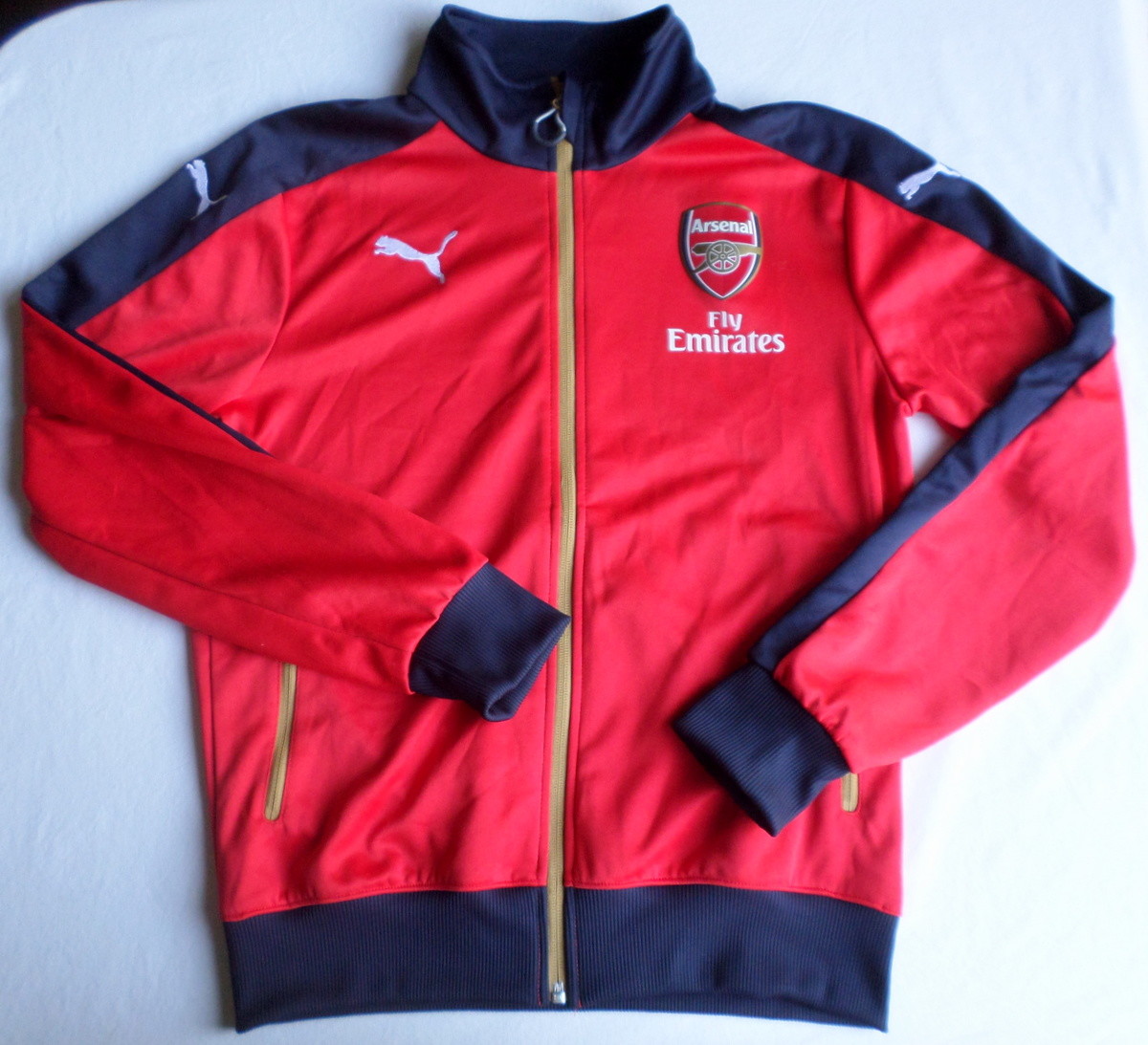 ウェア England Arsenal FC naylon jacket xs PUMA PUMA Arsenal England Soccer Jacket Sz S Stadium Track Full