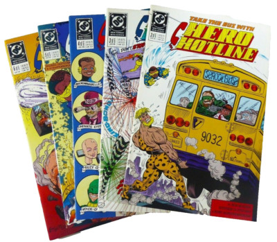 DC Comics HERO HOTLINE (1989) #2 3 4 5 6 VF to NM- LOT Ships FREE!