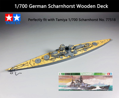 Tamiya 1/700 German Scharnhorst Wooden Deck 77518