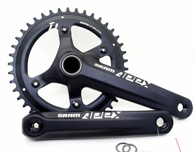 Sram Apex 1 GXP Crankset 10/11 speed 175mm Asymmetry 42T Black w/o BB