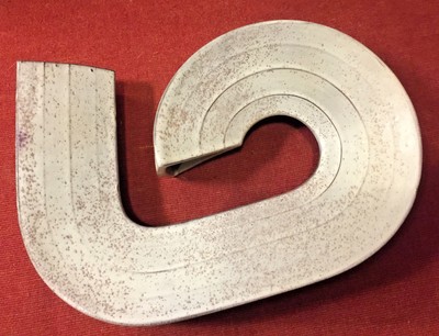 Alessio Tasca - Gray Sculptural Extruded Ceramic Vase - Italy with Raymor Label