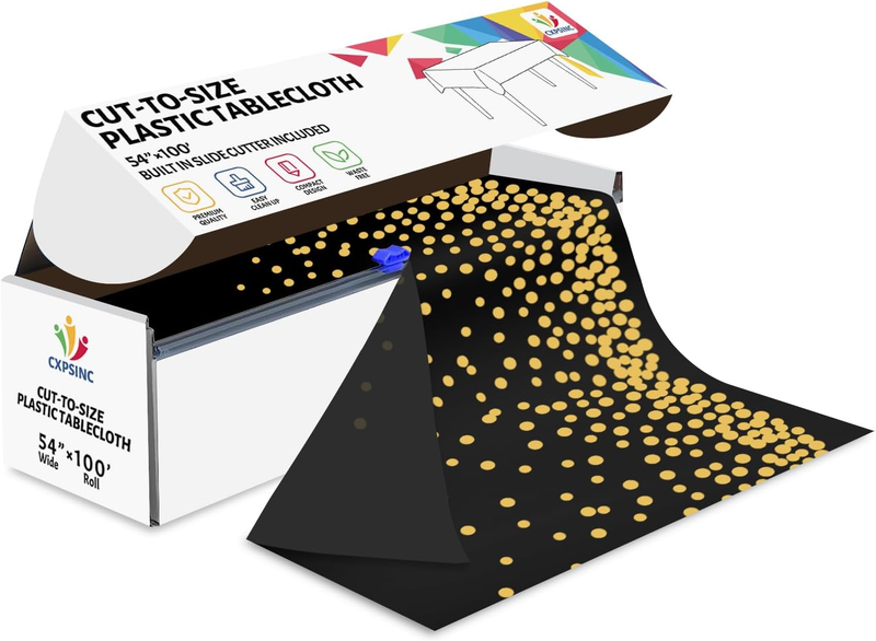Roll Disposable Tablecloth With Slide Cut