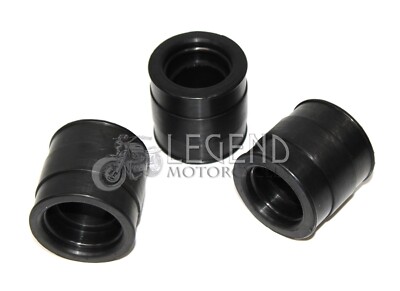Suzuki GT550 Inlet Rubbers x3 / Intake Manifolds GT 550 A1-04