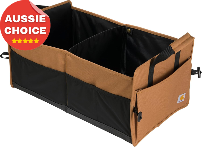 Collapsible Cargo Organizer for Car Portable Accessory Storage Brown One Size