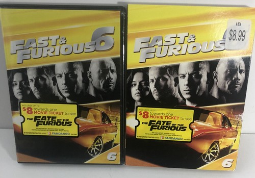 Fast & Furious 6 New sealed DVD slip case Vin Diesel Paul