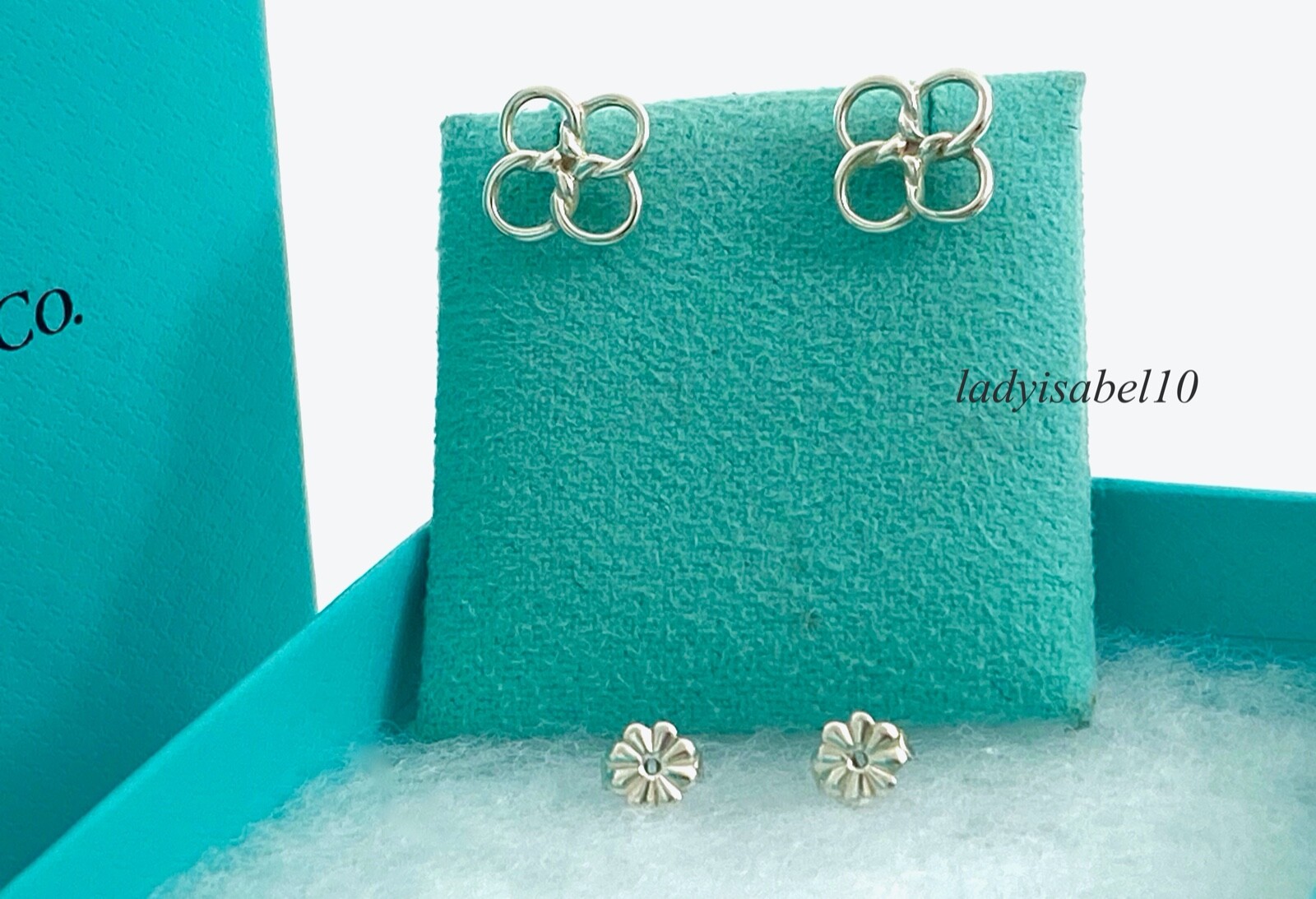 【Tiffany & Co.】Elsa Peretti Quadrifoglio Earrings 海外限定 Tiffany & Co. Elsa Peretti Quadrifoglio Four Leaf Clover