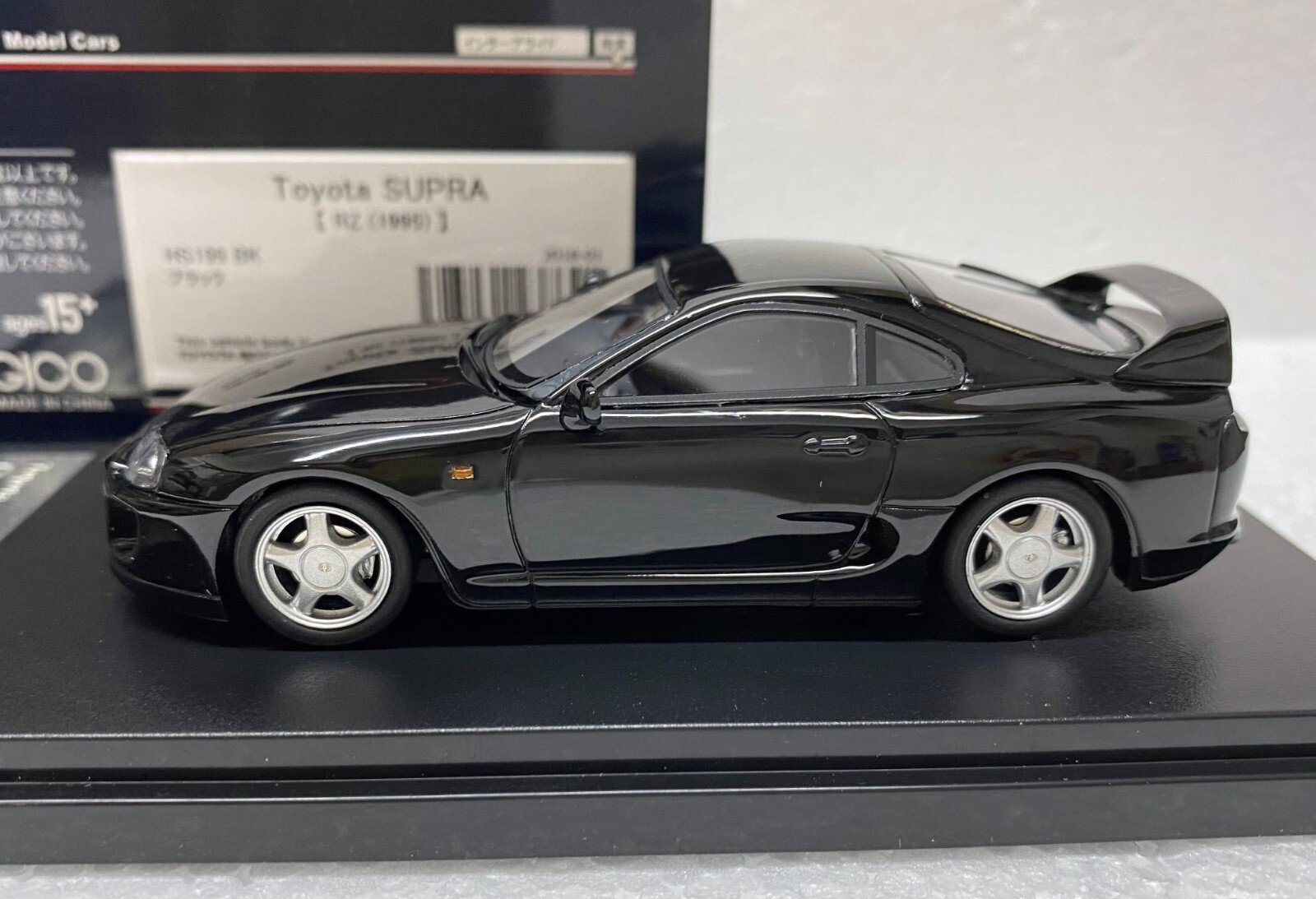 ハイストーリー HS199SL 1/43  スープラ RZ 1995 シルバー po 1:43 HI STORY HS199WH TOYOTA SUPRA RZ 1995 JDM scale