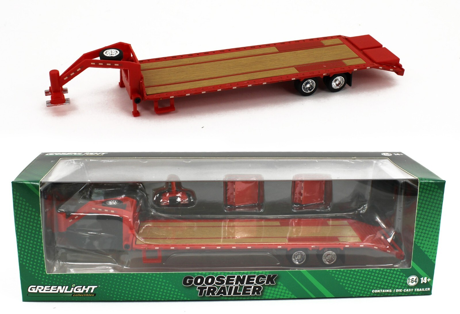 1:64 GreenLight *HITCH & TOW* RED *GOOSENECK* 5th Wheel