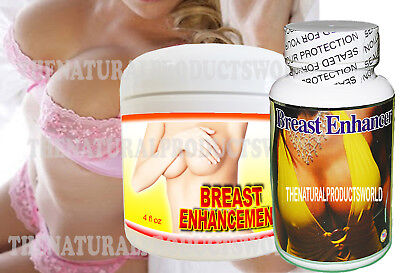 Breast Enhance All Natural Breast Enhancement Capsules & Cream Combo Kit