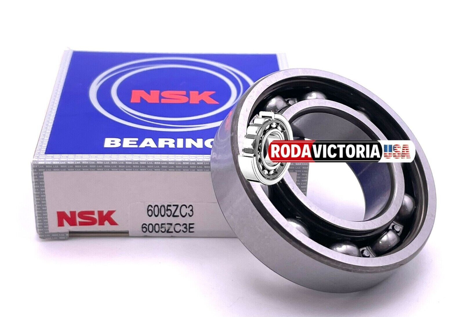 NSK 6005 Z Deep Groove Radial Ball Bearing 25x47x12mm OPEN ONE