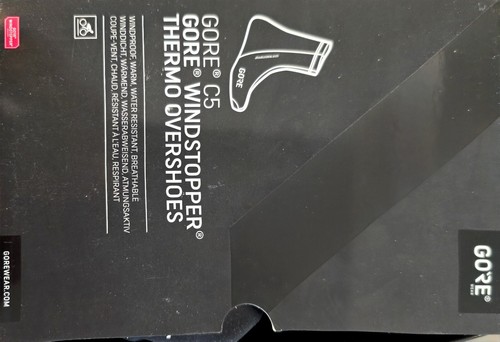 100392 Gore Windstopper Thermo Overshoes XXL 13.5-15 Black SHI Incl.