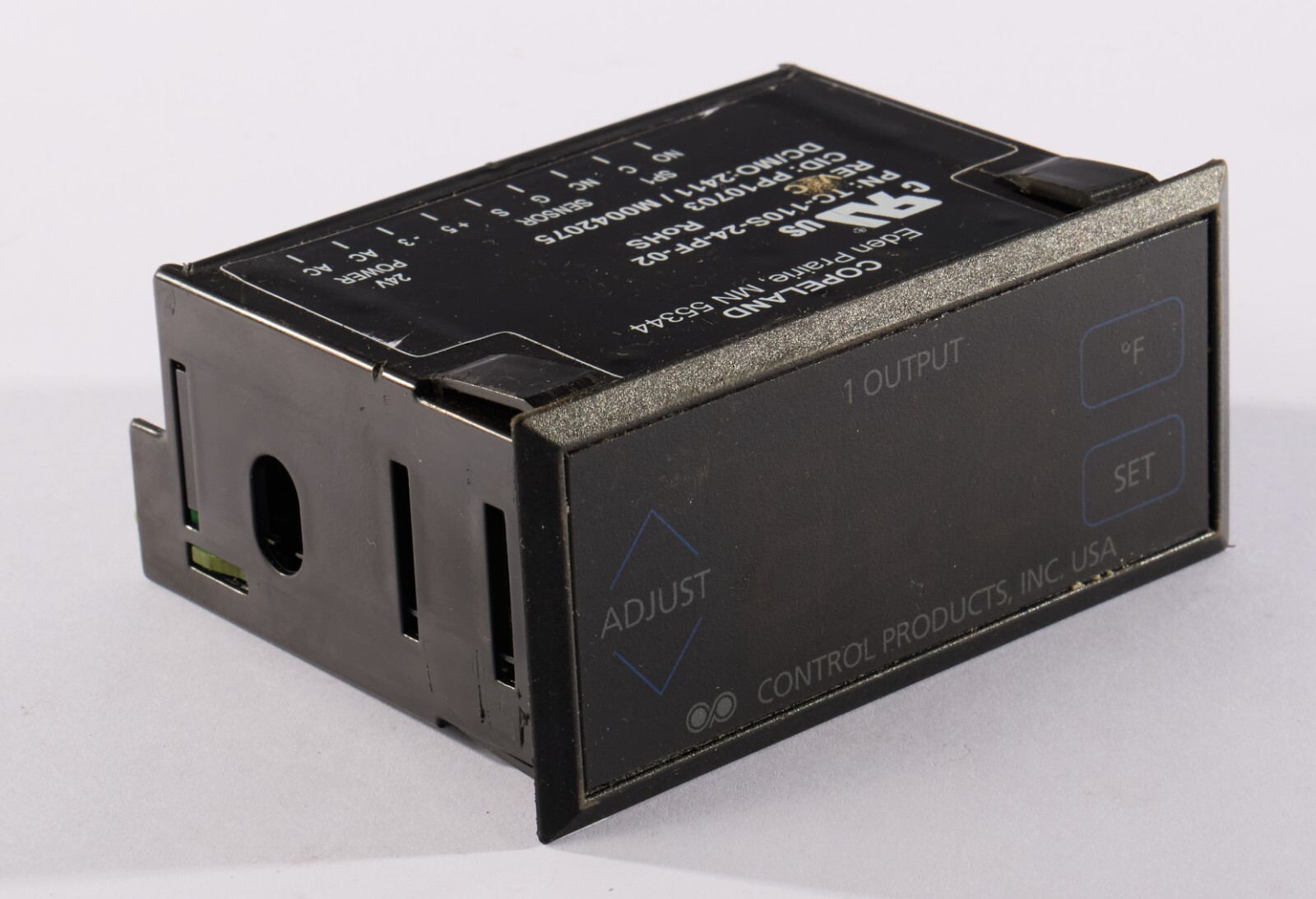 Control Products Inc. TC-110S-24-PF-02 Rev C Temperature