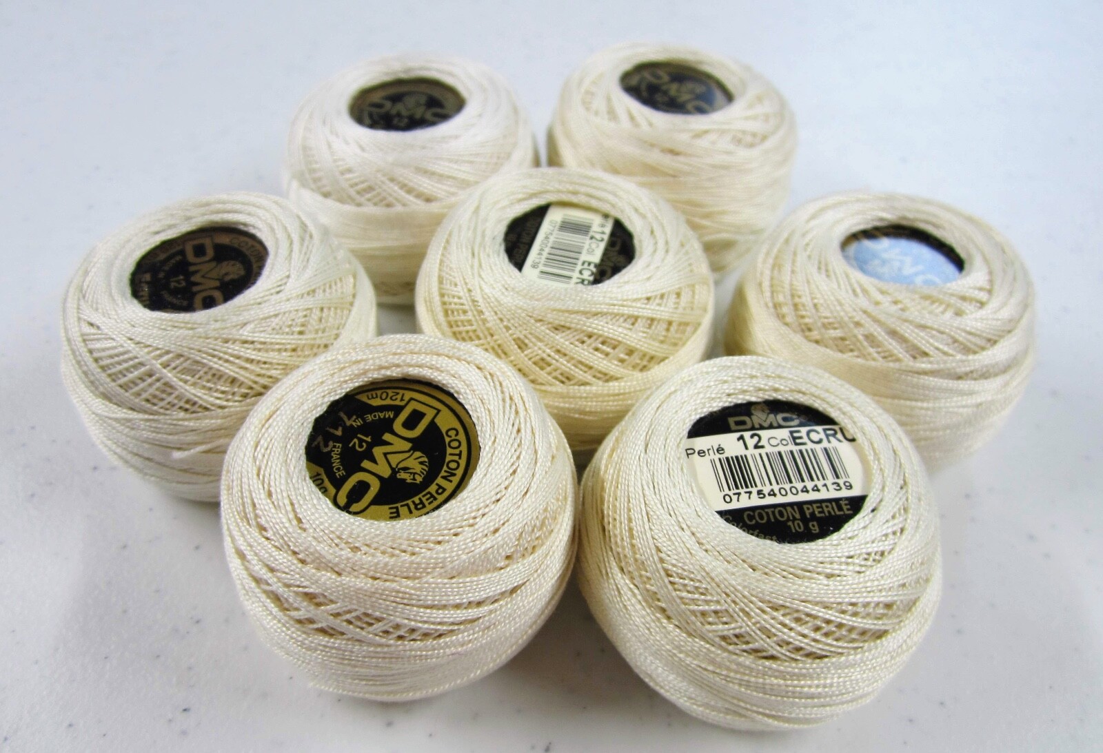 DMC Cotton Perle Size 12 Lot Of 27 Balls Each 120 Meters Each Various Colors