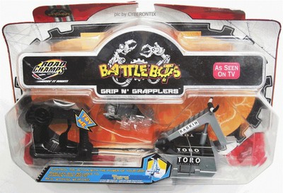 Battlebots TORO Grip Grapplers New Sealed Road Champs Action Figure NEW 2001 Toy