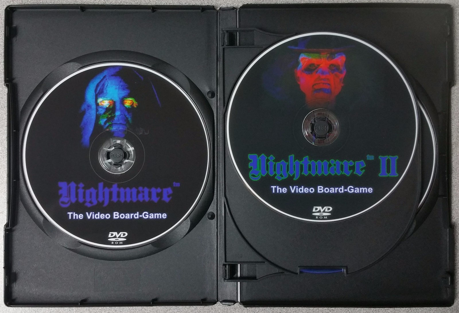 Nightmare I II III & IV / 1 2 3 & 4 Video Board Game Video Tape DVD Combo Pack!