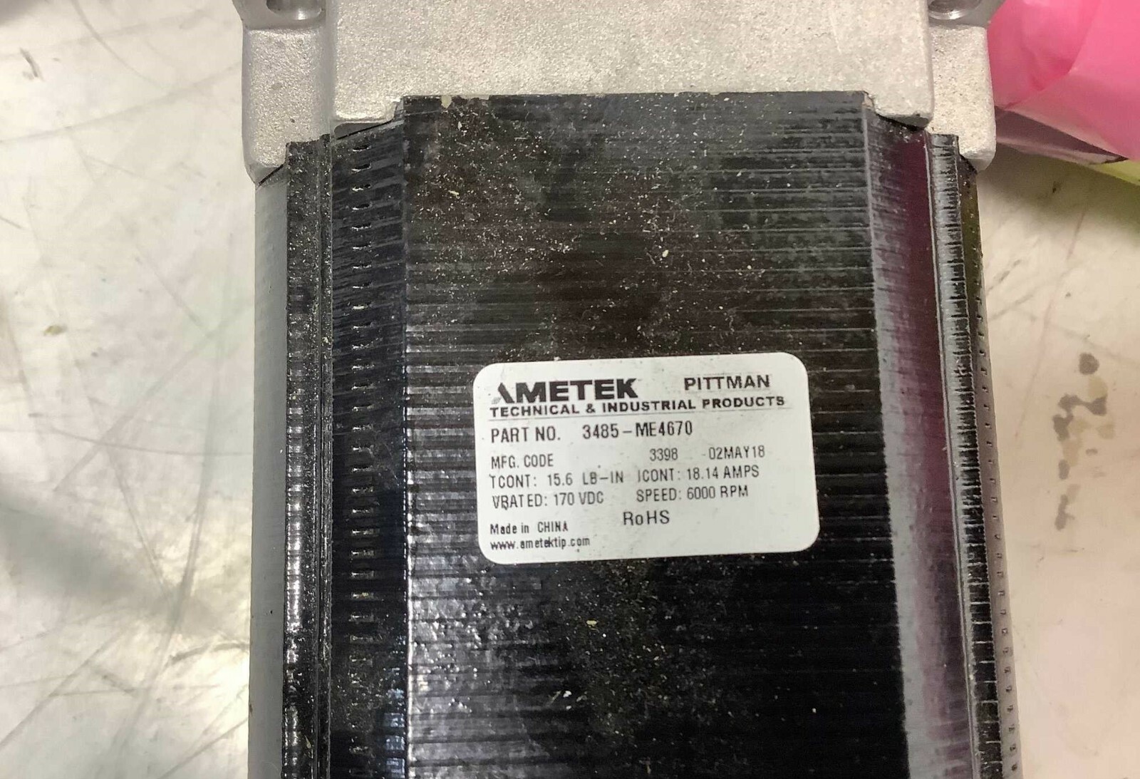 Ametek Pittman 3485-ME4670 Servo Motor  NEW