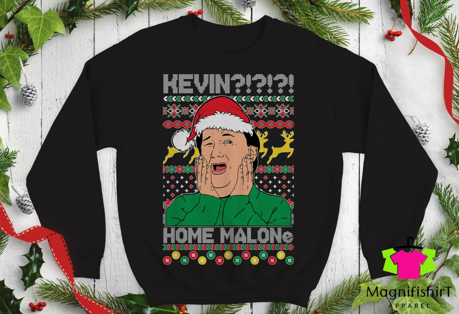 home malone christmas sweater