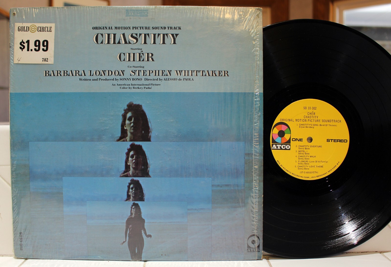 SCIENTIFIK The Most Blunted LP アングラ koco Rare Soundtrack LP - Chastity - Cher - ATCO Records # SD 33