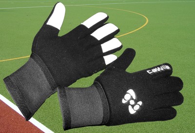 Cawila Feldspieler Handschuhe schwarz mit Haftschaum - Feldspielerhandschuhe NEU