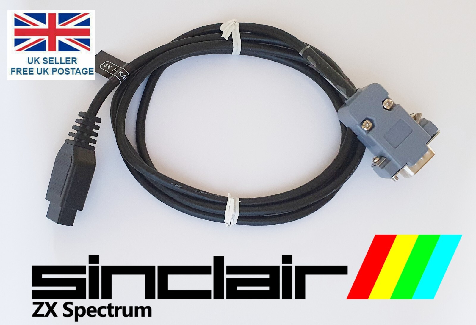 Sinclair ZX Spectrum +2 A/B or +3 Joystick Adapter SJS1 to Kempston cable Sinclair ZX Spectrum +2 A/B or +3 Joystick Adapter SJS1 to Kempston cable