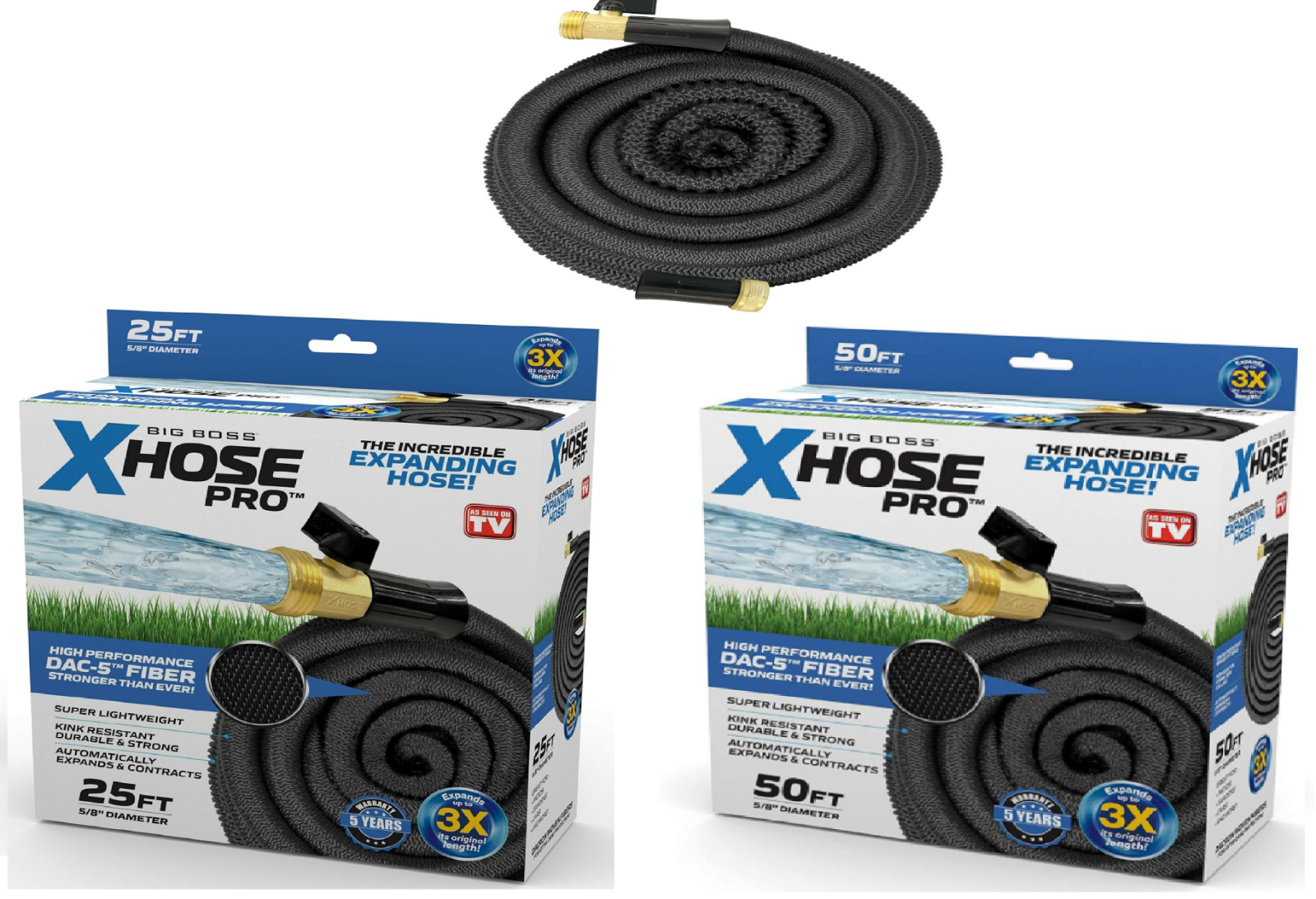Pro Dac-5 High Performance Lightweight Expandable Garden Hos