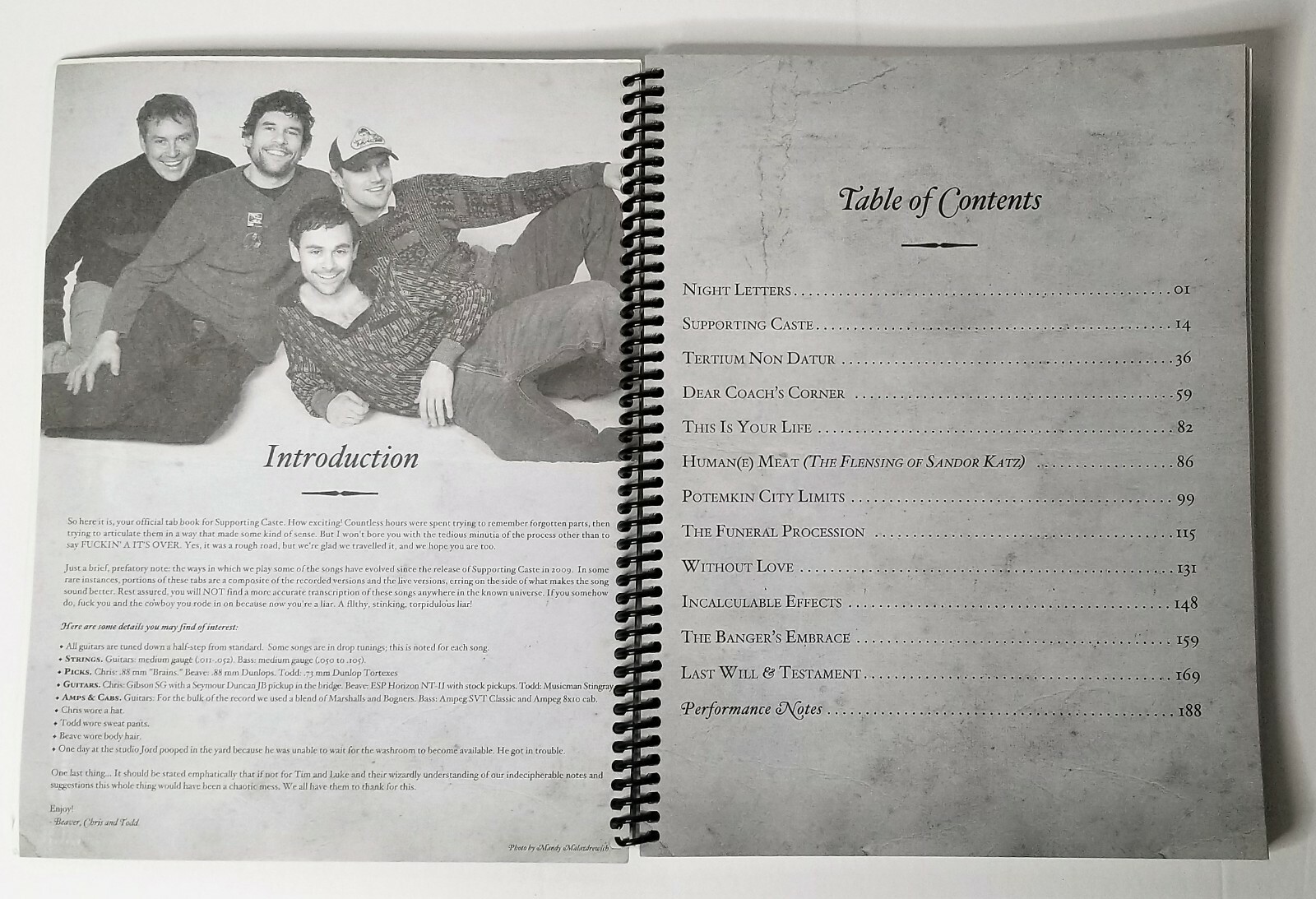 Propagandhi Supporting Caste: Complete Guitar and Bass Transcription
