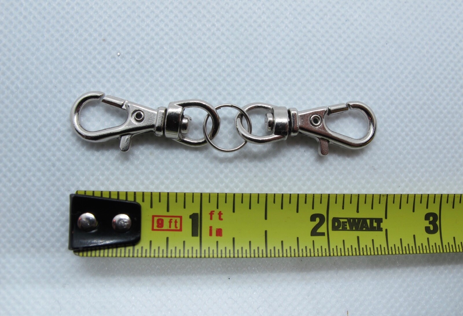 Lots of 50 Small Lobster Clasp Swivel Head Clips Keychain/Keys snap Hook