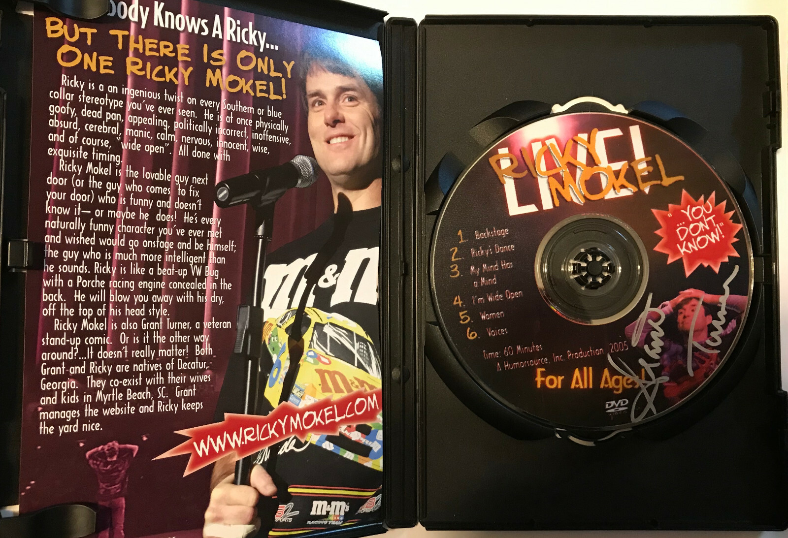 Ricky Mokel ...you don't know. LIVE DVD 2005