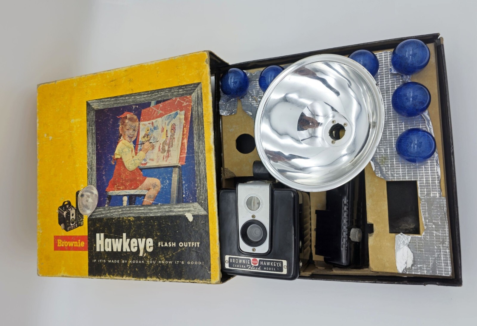 Kodak Brownie Hawkeye ストロボカメラ フラッシュ付き Kodak