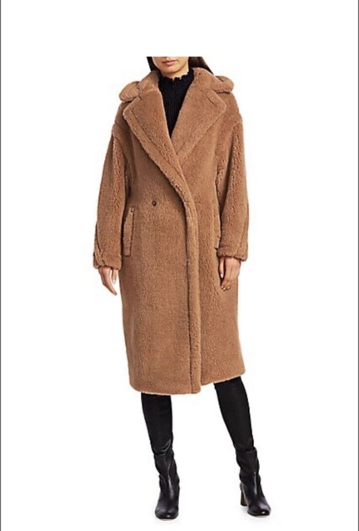 【関税＆送料込み】Max Mara Icon Teddy Bear Crop Camel Coat MAX MARA Teddy Bear Icon Coat In Camel Size XS Orig. $4490