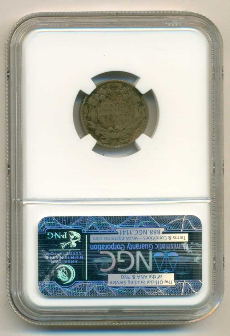 NGC 1857 Flying Eagle Cent XF40 Stack's W 57th St Collection