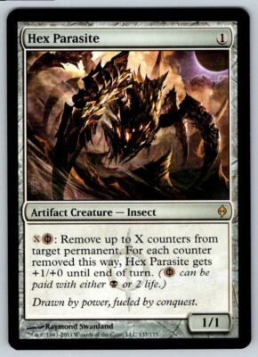 2011 New Phyrexia Hex Parasite2 Rare #137