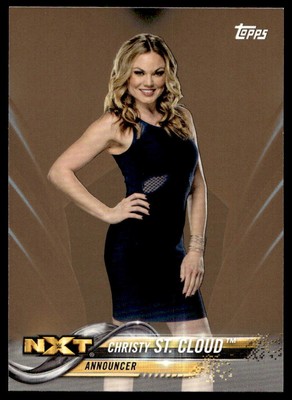 Christy St. Cloud 2018 Topps WWE #25 Wrestling Card