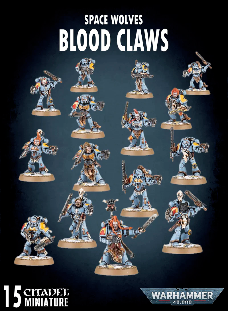 Warhammer 40k Кровавые когти Космических волков НОВЫЙ в КОРОБКЕ