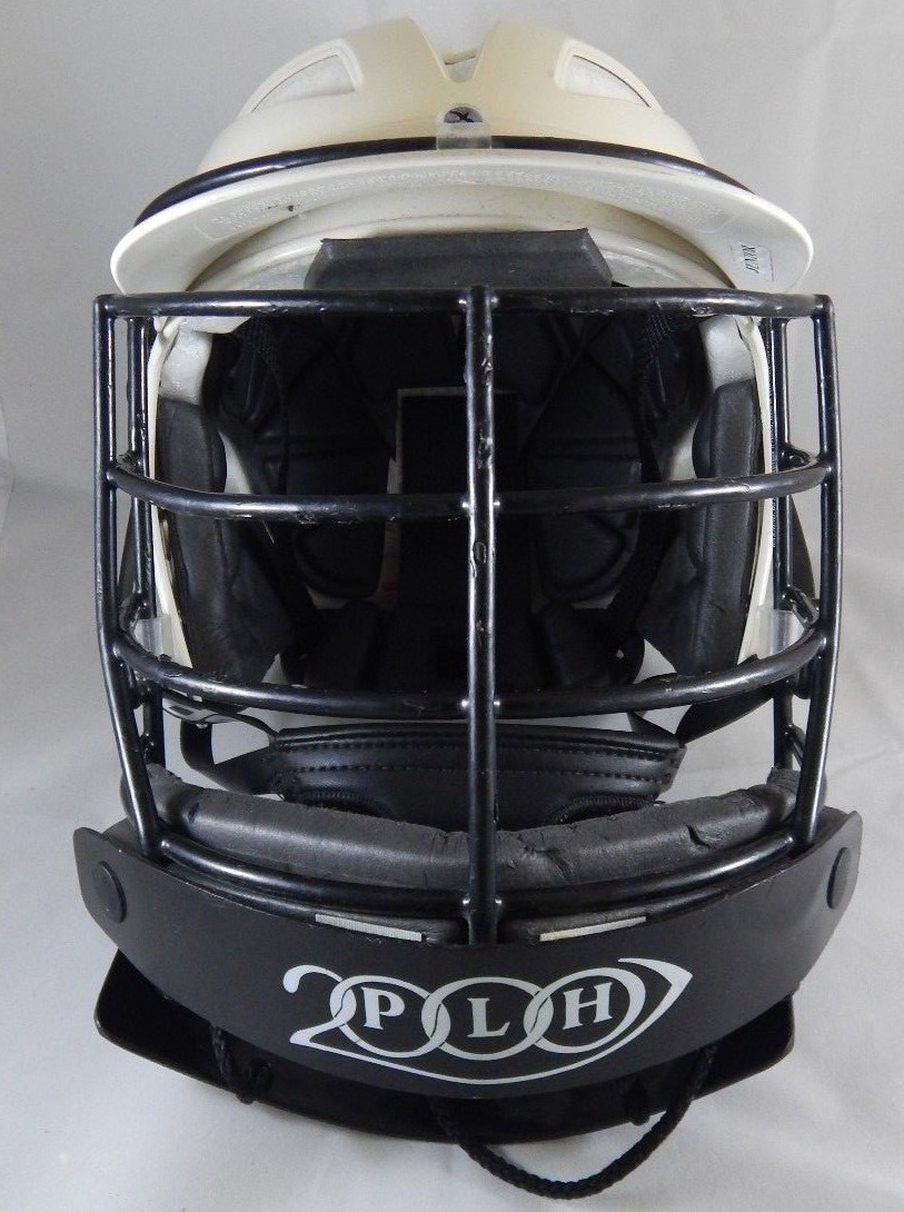 Lacrosse Helmet Cascade PLH 2000 Junior White & Black With Throat Shield