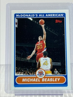 MICHAEL BEASLEY 2007-08 TOPPS MCDONALD'S ALL AMERICAN BASKETBALL Q1880