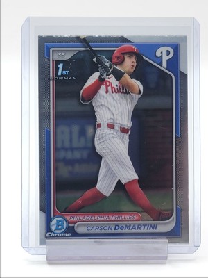 CARSON DEMARTINI H 2024 BOWMAN CHROME DRAFT 1ST BASEBALL PHILLIES Q1610