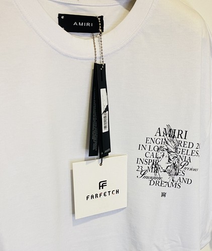 Pre-owned Amiri Precious Memories T Shirt M Size Farfect Cotton Jersey Tag And Package In White