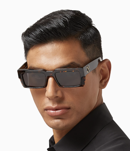 Pre-owned Off-white Oeri114s24pla0016007 Moberly Havana Sunglasses