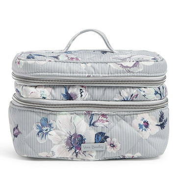 Vera Bradley jewelry train case Park Stripe eBay