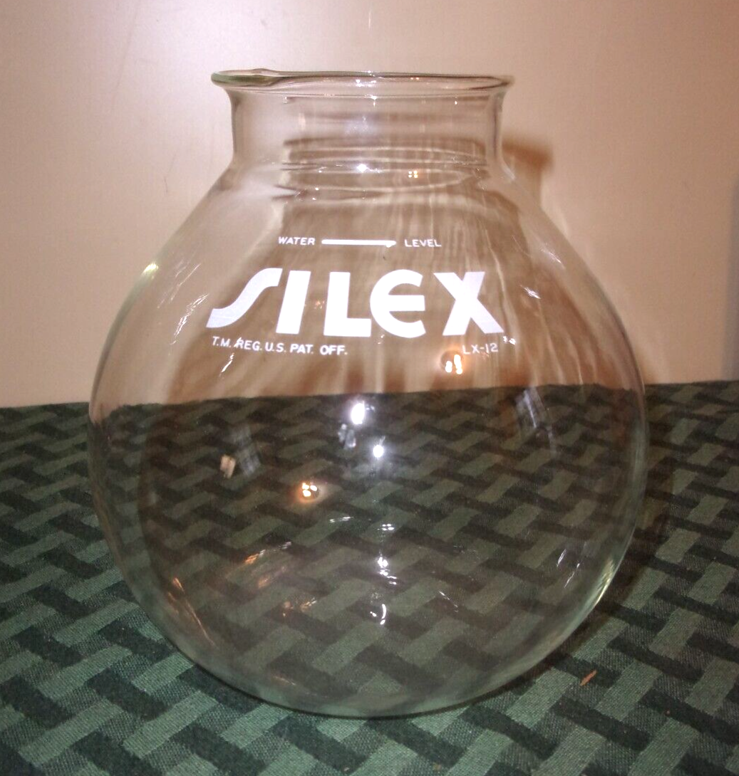 Vintage Silex Double Bubble Vacuum Coffee Maker Corning 34-19 glass carafe LX-12