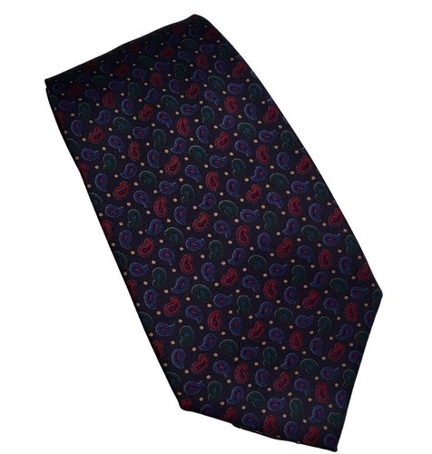 TigerTie Designer Krawatte - Gold, Goldbraun, Dunkelblau Gestreift, Mit Wappenmuster, 150cm