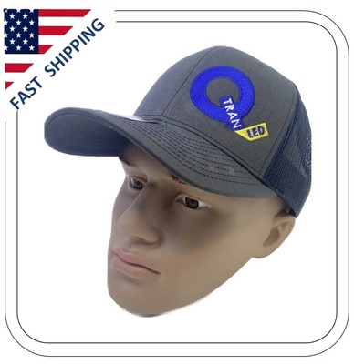 Richardson 112 Trucker OSFA Baseball Hat Ball Cap, Black/Charcoal